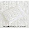 Chezmoi Collection Piers Cream White Velvet Quilt Queen Set, 3-Piece