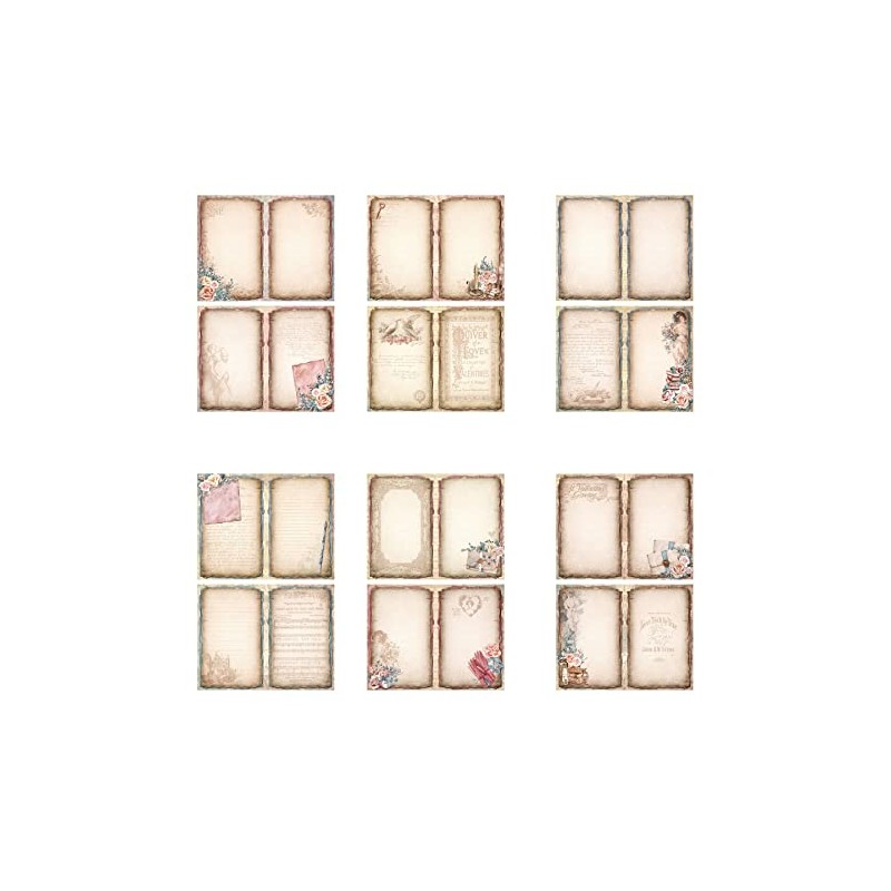 Romantic Letters Mini Junk Journal Pages - EZ Journal 7634