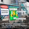 CGOLDENWALL Eye Wash Station Portable Emergency Eye Wash Kit, Wall