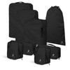 8 Piece Compression Packing Cubes Set - Double Capacity Design