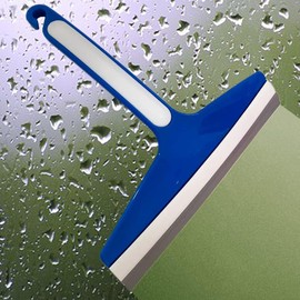 Shower Squeeze with Sticking Hook, Multi-Purpose Rubber Squeegee for Glass, Door, Windows, CAR WINDSHEILD Kitchen Bathroom, Kitchen Sink 3 PC Set (RED,Pink,Blue)