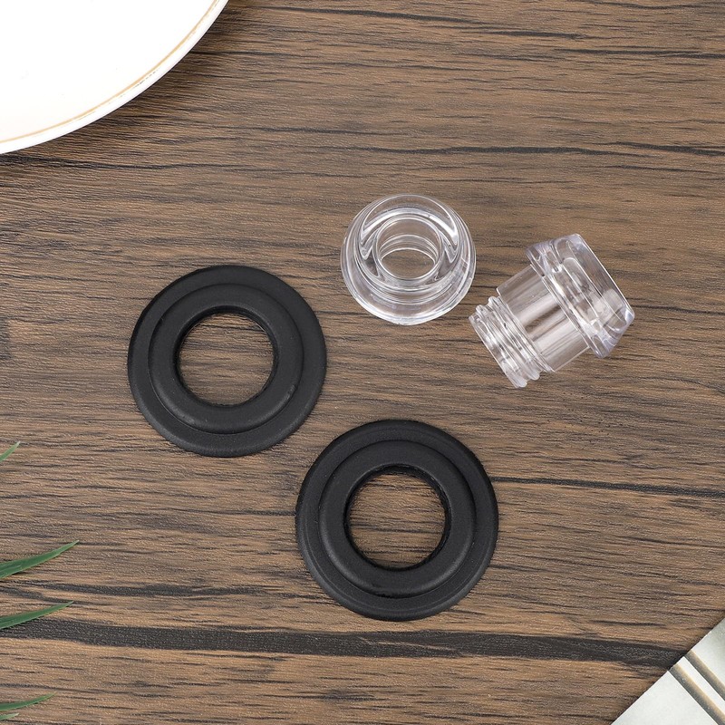 2 Sets Coffee Percolator Tops & Gaskets, Transparent Percolator Pot