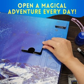 Advent Calendar 2024 for Kids, Magic Kids Advent Calendar with 24 Magic Tricks & Science Experiments, Education Toy Christmas Countdown Calendar for Girls Boys
