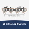 Husqvarna X-Cut S83G 20 Inch Chainsaw Chain, .3/8” Pitch, .050”