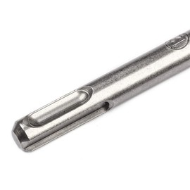 Set of 10, Concrete Drill Blades, 0.2 - 0.5 inches (5 - 12 mm), Total Length 4.3 inches (110 mm), 6.3 inches (160 mm), Vibrating Drill Bit, Hammer Drill Bit, For Drilling on Concrete, Blocks, Bricks, Mortar, One-Touch SDS