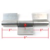 9 Inch Aluminum Greaseable Weld on Door Hinges Ramp Gate