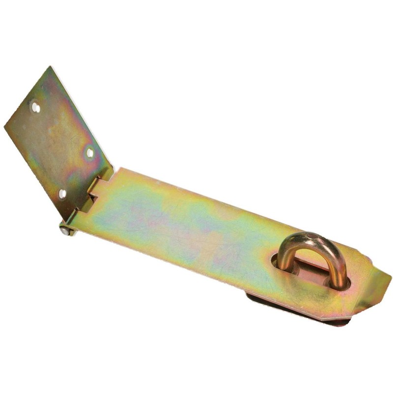 KOTARBAU® Hasp with Padlock, 3 Different Sizes, Yellow Galvanised, Overflow