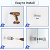 LuckIn 50-Pack Standoff Screws (1/2 in. Dia x 3/4 in.