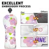 Golf Head Covers Golf Club Peach Blossom Design Golf Cover