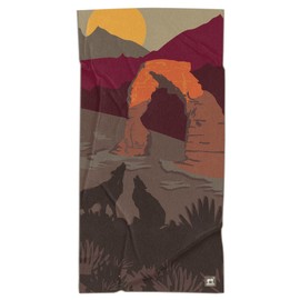 Sprints Athletic Running Towel, Full-Sized, Car Seat Cover - Performance Microfiber… (Cryin Wolf)