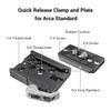 SMALLRIG Quick Release Clamp and Plate for Arca Swiss Standard