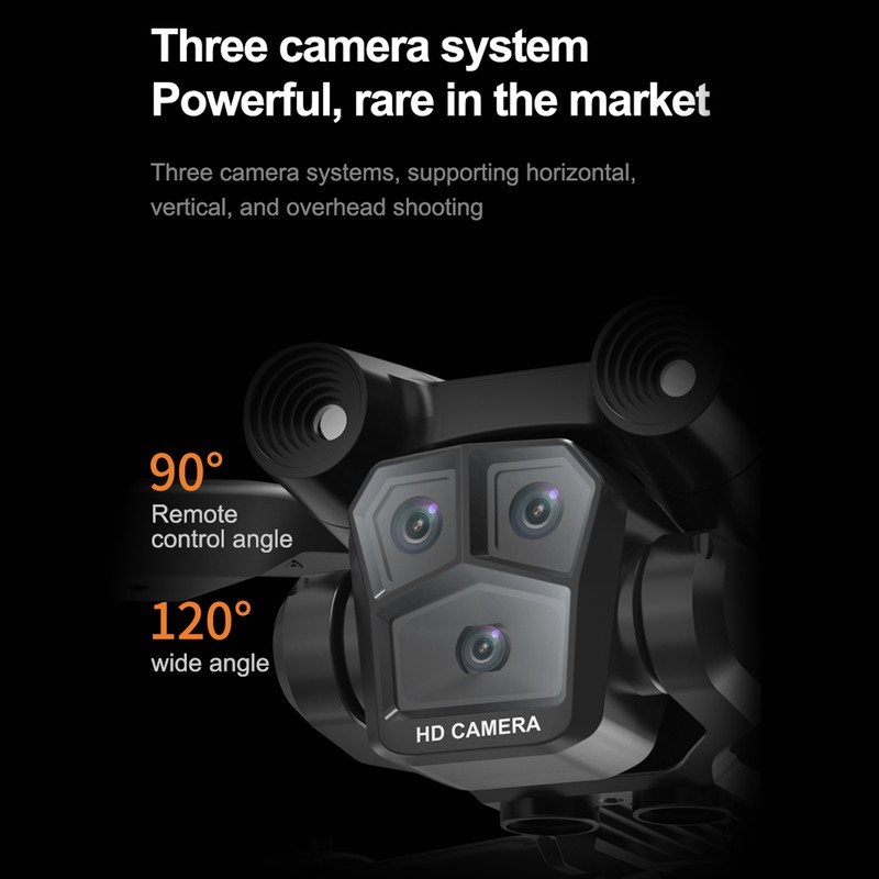 Remote Control Drone with Camera 4K Dual Camera 4-Sided Obstacle