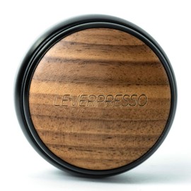 Leverpresso Spring Tamper 51mm – Precision Espresso Tamper with Walnut Handle for Consistent Pressure