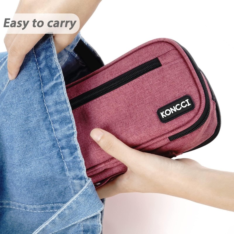Koncci Pencil Case, Large Capacity Pencil Case Kids Adults Teen,