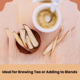 Licorice Root | Gan Cao Zhi Chinese Herb | Glycyrrhiza Uralensis Preparata - Chinese Herb 1 Lb - Plum Dragon Herbs