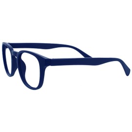 OPULIZE-Paquete de 5 gafas de lectura Pop Retro redondas azul rosa púrpura verde gris para hombre y mujer con bisagras de resorte RRRRR234567 +3,00