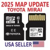 TOYOTA MIRAI 2025 GPS MAP UPDATE NAVIGATION MICRO SD CARD