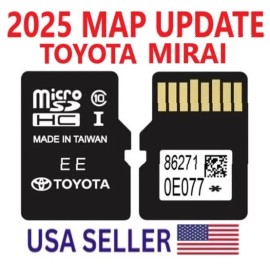 TOYOTA MIRAI 2025 GPS MAP UPDATE NAVIGATION MICRO SD CARD OEM 86271 0E077 USA/CA