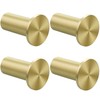 SAYAYO Brushed Gold Towel Hooks for Bathrooms, Heavy Duty Wall