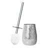 Escenzy Modern Toilet Brush and Holder Set Mosaic Glass |
