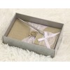 BETTERLINE Rustic Wedding Guest Book Made of Burlap and Lace