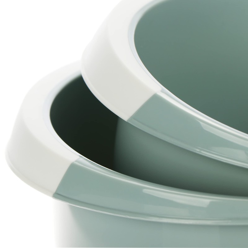 COM-FOUR® 2 x Mixing Bowls 3.5 and 2 Litres with