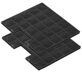 Replacement Carbon Filter for Amica KF 17134 - Suitable for Models KH 17101 E, KH 17106 E - Black - Economy Set of 2