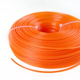 CHRORINE Heavy Duty Nylon Strimmer Line Wire Cord 2.4mm x 100m Brushcutter Trimmer Line, 5-Edge Cutting Line