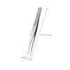 Outanaya 3pcs Stainless Steel Stamp Tweezers for Collecting and Applying