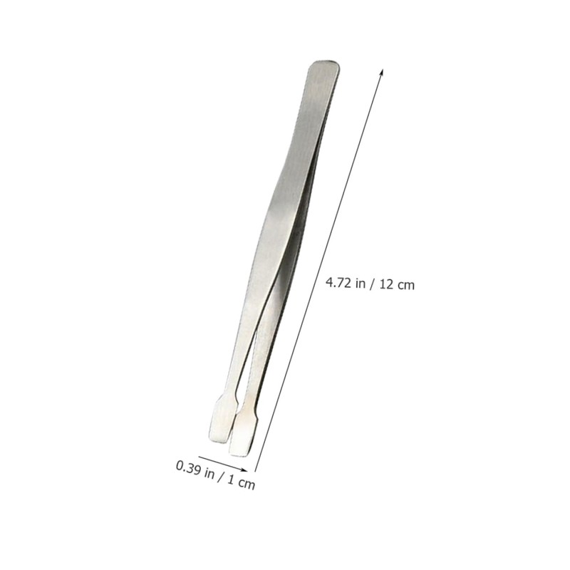 Outanaya 3pcs Stainless Steel Stamp Tweezers for Collecting and Applying