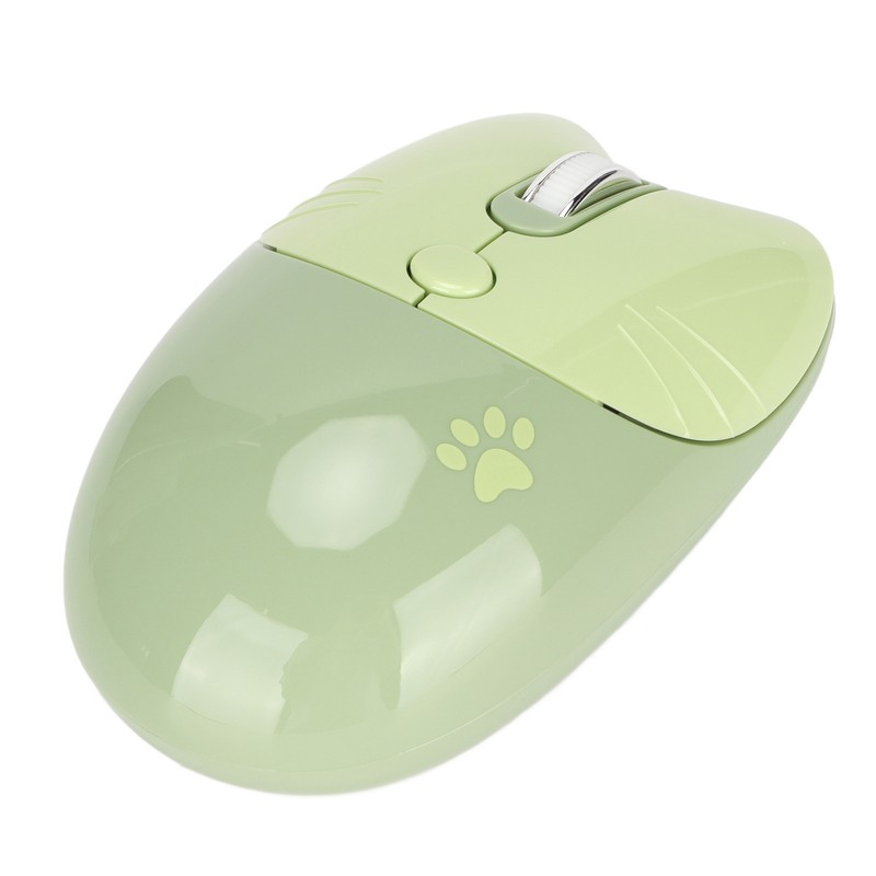 Wireless Mouse Cute Cartoon Cat Paw 2.4G Dual Mode Computer
