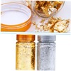 Healeved 6pcs Gold Silver Foil Paper for Nail Case Decoration