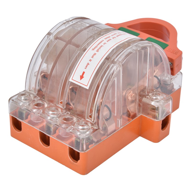 AC 380V 32A 3 Pole Knife Switch with LED Indicator