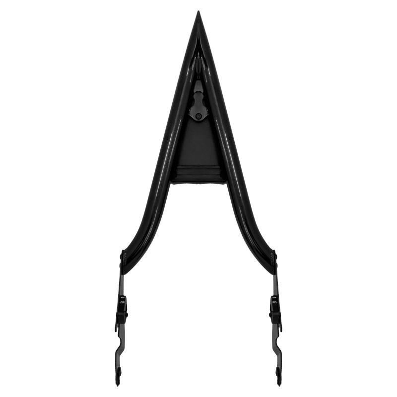HDBUBALUS 22" Black Detachable Passenger Backrest Sissy Bar For Harley