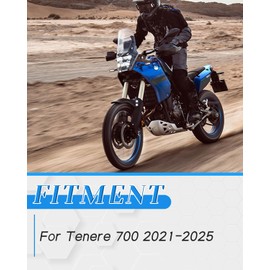 NACORE Tenere700 Gear Shifter Stabilizer Shift Support Bracket CNC Aluminum for Tenere 700/XTZ7 2021-2025 Touring Motorcycle ADV, Klein Blue