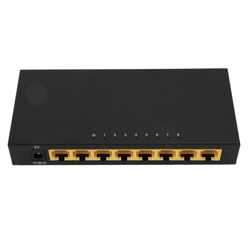 8 Port Ethernet Switch 10/100Mbps RJ45 Port Plug and Play