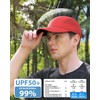 GADIEMKENSD Folding Running Men's Hat Long Brim Golf Hats Quick