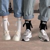 wlertcop 2 Pairs Couple Holding Hands Socks, Magnetic 3D Doll