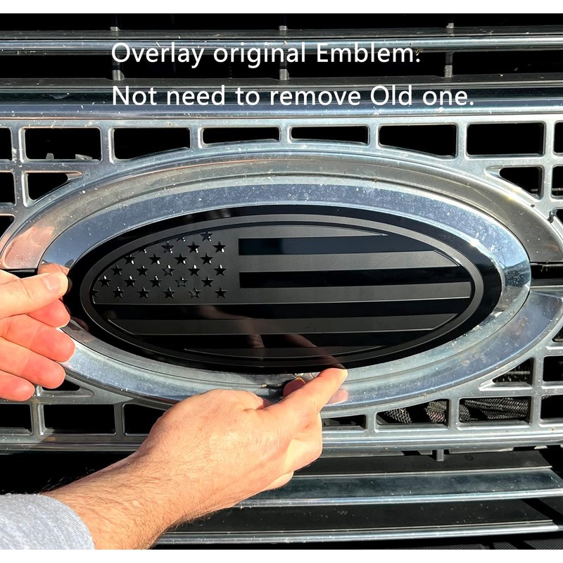 Sadkunf 2Pcs 9.5 inch Replacement for Ford F150 Emblem Overlay