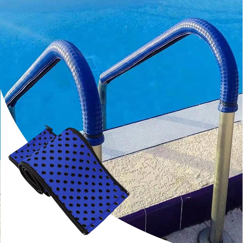 Pool Handrail Cover | Slip-Proof Ladder Railing Zippered Grip Sleeve