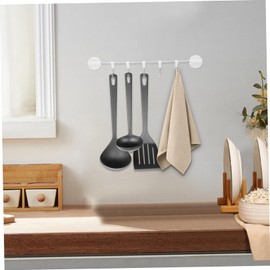 CIYODO Magnetic Coat Rack Refrigerator Shelves for Kitchen BBQ Tool Holder Stainless Steel Hanger Easy Mounting Pp Material 2 Pack