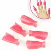 Nail Pinzas Plásticas Retiradoras De Acrílico O Gelish 10 Piezas