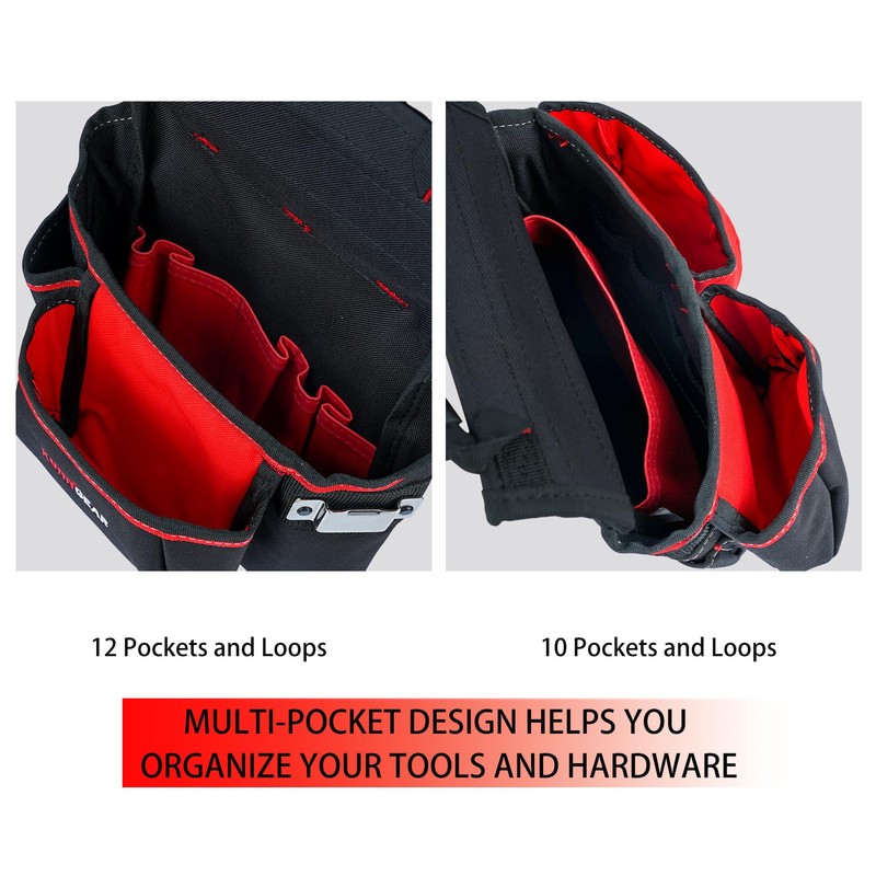 KUNN Tool Belt with Suspenders - Pro Framer Belt/Suspenders Combo