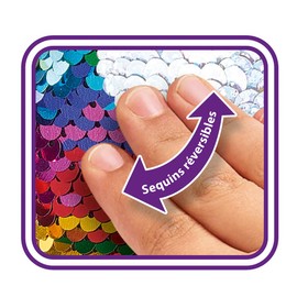 STEFFI LOVE Simba Dress with Sequins Silver - Doll 29 cm - Dress with Reversible Sequins - 105733279SMO