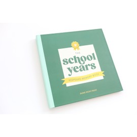 The School Memory Book: A Timeless School Years Memory Book for Preschool - 12th Grade Memories, Keepsakes and Cherished Moments (Storage Pocket Included)