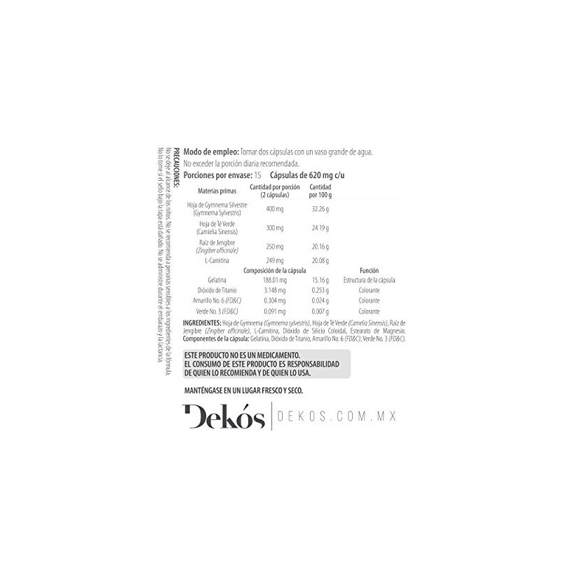 Dekós Paquete Skin Contiene Frasco Elxr Colágeno Hidrolizado Polvo Cápsulas