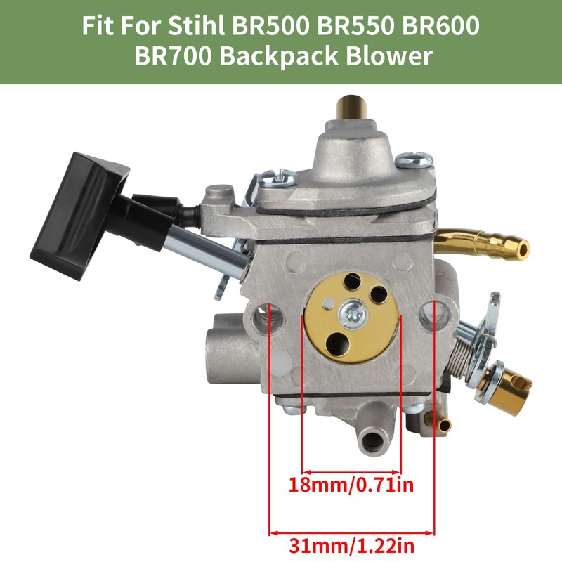 HUSWELL BR500 BR600 Carburetor Air Filter Kit for Stihl BR550