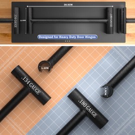 Door Hinge Adjustment Tool, Hinges Gap Adjusting Wrench, Repair Residential Seam Spanner Adjuster for Heavy-Duty Gap Fixing on .134 and .180 Gauge Doors