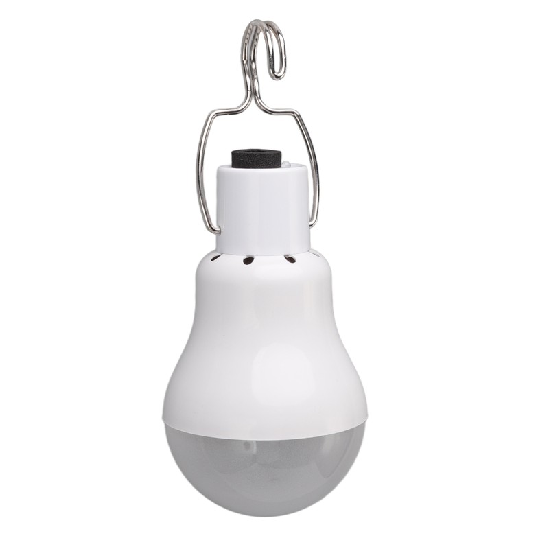 LED Solar Bulb Light Portable ABS and PC 150LM White