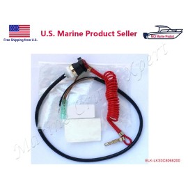STX Tohatsu Outboard Emergency Stop Safety Switch Lanyard 40-70HP 3C8-06820-0